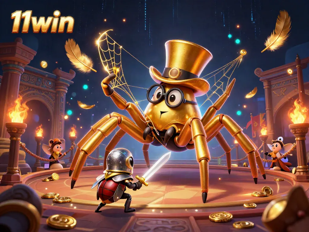 Experience thrilling gameplay at 11win with iconic characters in a vibrant casino world.